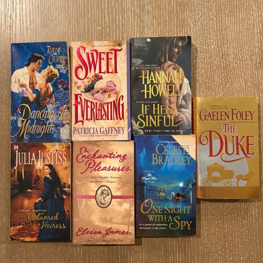 Lot 7 Regency Romance Books Duke Historical Victorian Novels Julia Quinn James
